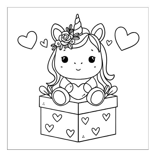Tranh tô màu ngựa Pony